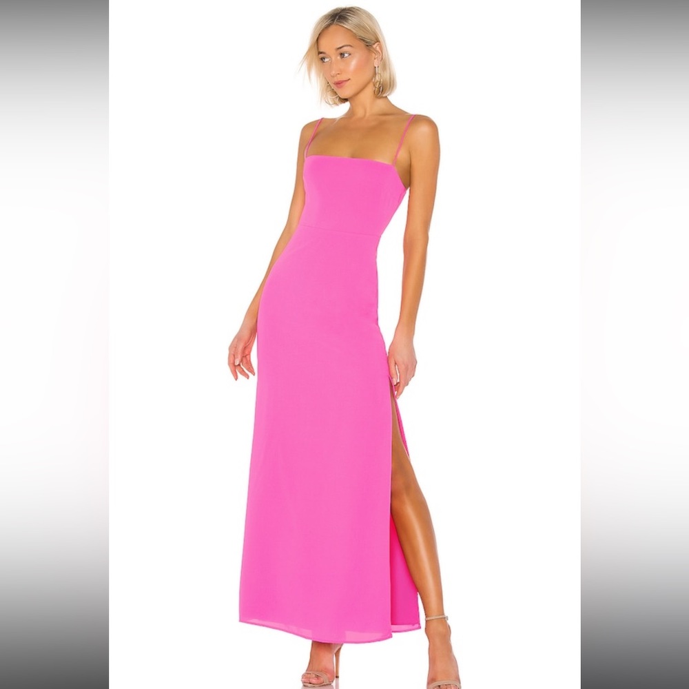 NWT Superdown Addison Maxi Dress in Pink (XS)